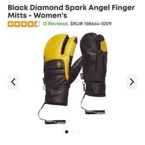 Black Diamond Spark Angel Finger Mitts - Women's